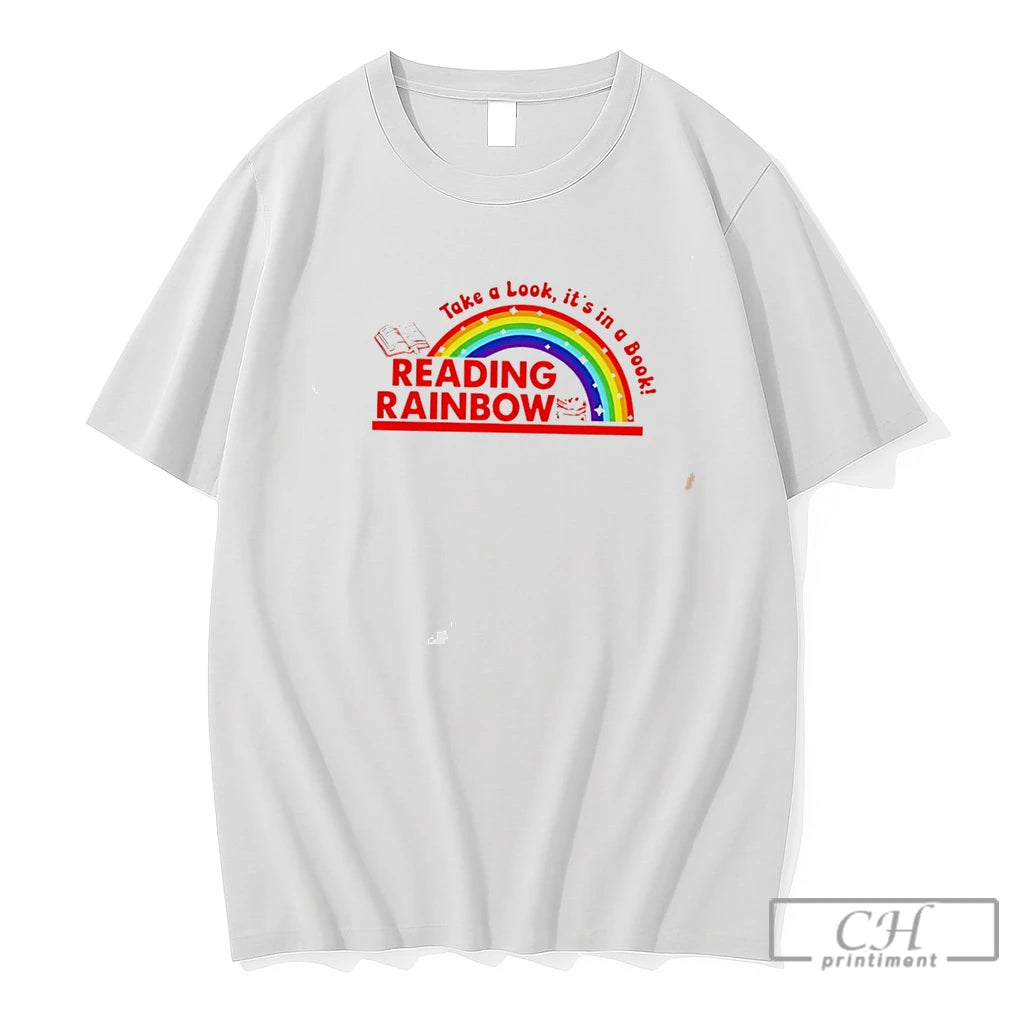 Premium Rainbow Take A Look Its In A Book Reading Bookworm Tee T Shirts Sweater
