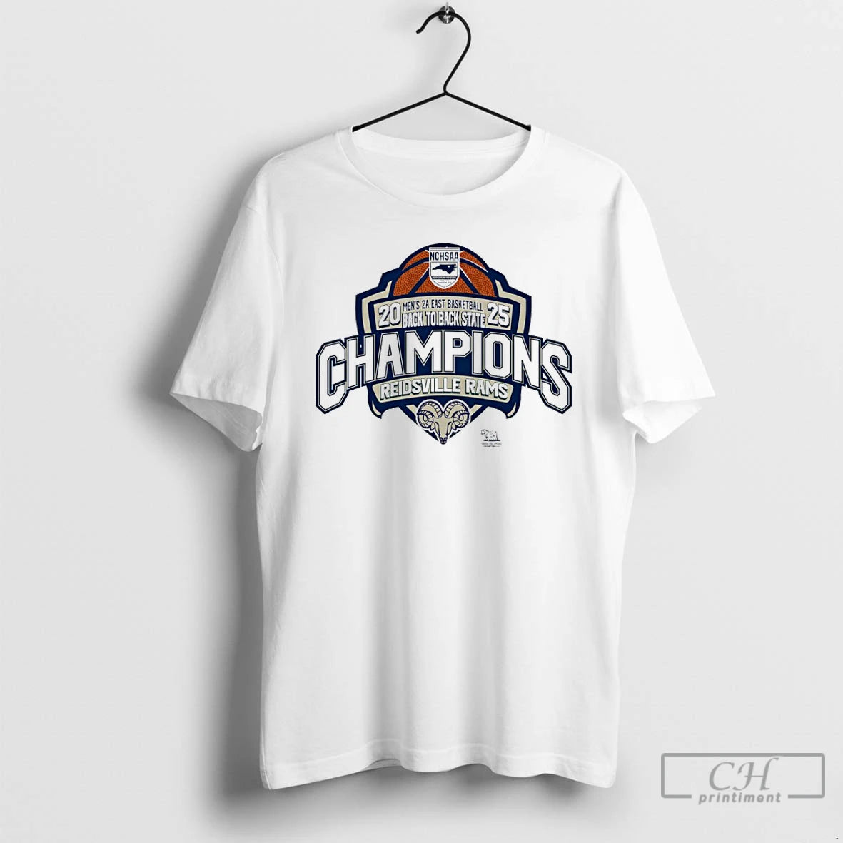 Premium Reidsville Rams 2025 Mens 2a East Basketball Back To Back State Champions T Shirts Hoodie, Sweatshirt