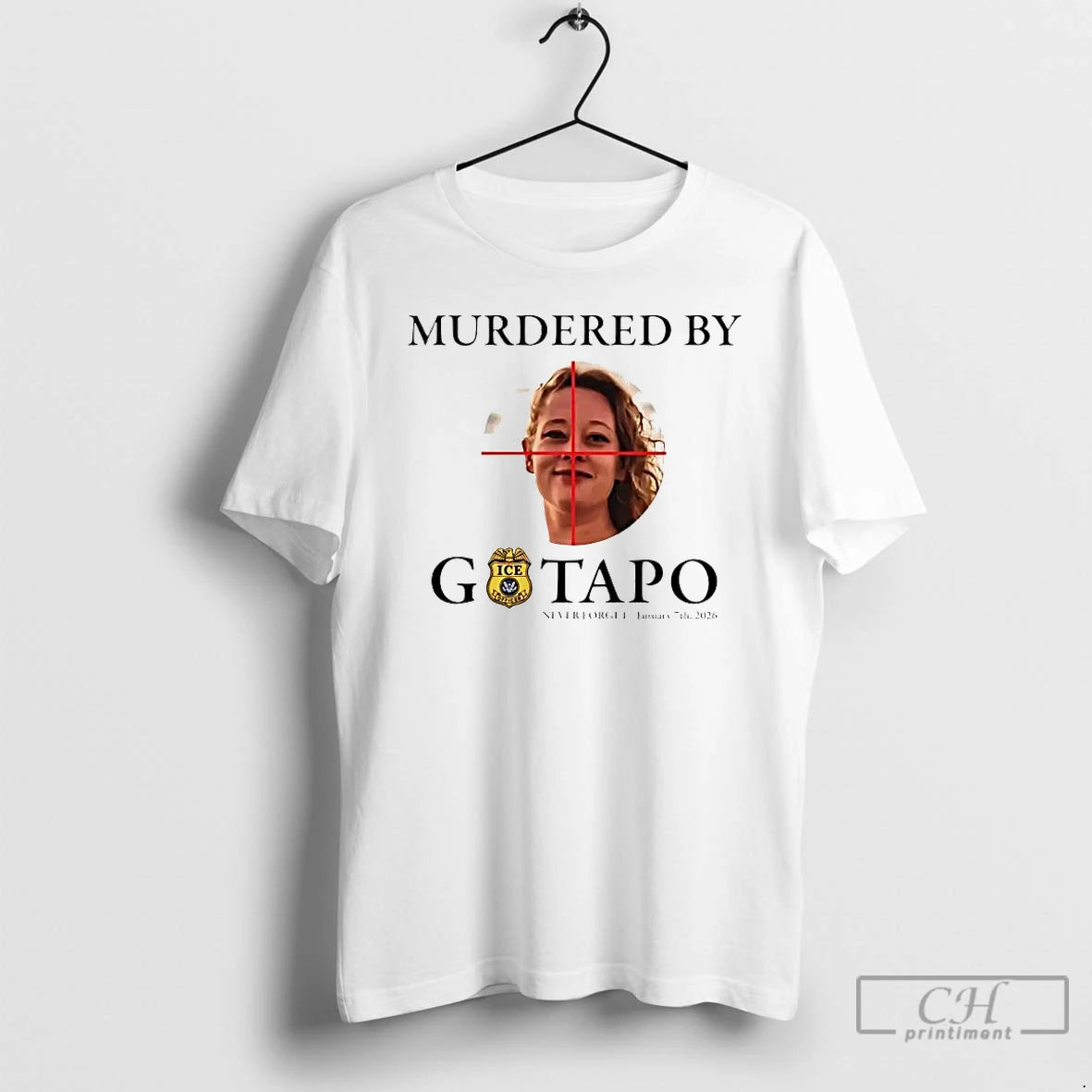 Premium Renee Nicole Good Tribute Murdered By Gestapo T-Shirts, Hoodie, Sweatshirt | CoreVibeTees.com
