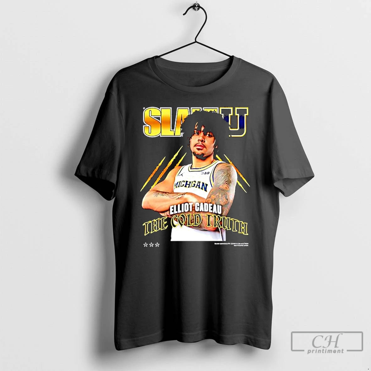 Premium Slam Elliot Cadeau The Cold Truth Michigan Jersey T-Shirts, Hoodie, Sweatshirt | CoreVibeTees.com