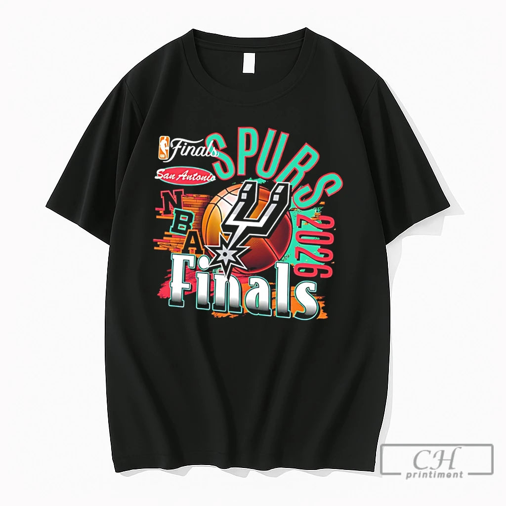 Premium San Antonio Spurs 2026 Nba Finals Team Logo Vintage Tee