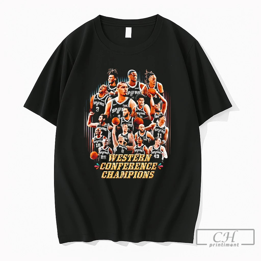 Premium San Antonio Spurs Basketball Big Teams Western Conference Champions 2026