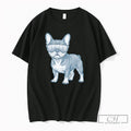 Premium San Antonio Spurs French Bulldog Cartoon Tee