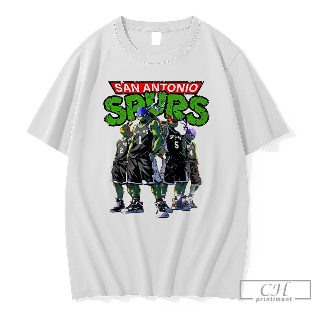 Premium San Antonio Spurs Players Ninja Turtles