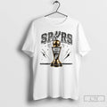 Premium San Antonio Spurs Western Conference Trophy Basketball Gold Logo Team Apparel T Shirts Sweater