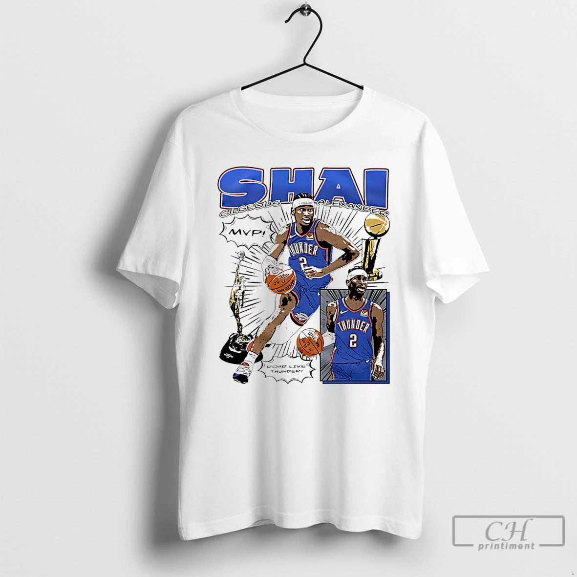 Premium Shai Gilgeous Alexander Oklahoma City Thunder Comic T-Shirts, Hoodie, Sweatshirt | CoreVibeTees.com