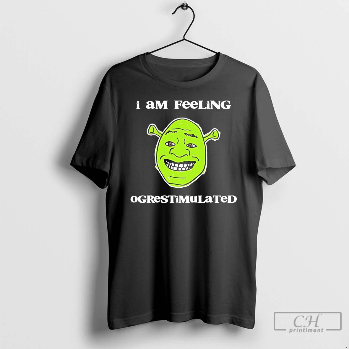 Premium Shrek I Am Feeling Ogrestimulated Big Head T-Shirts, Hoodie, Sweatshirt | CoreVibeTees.com