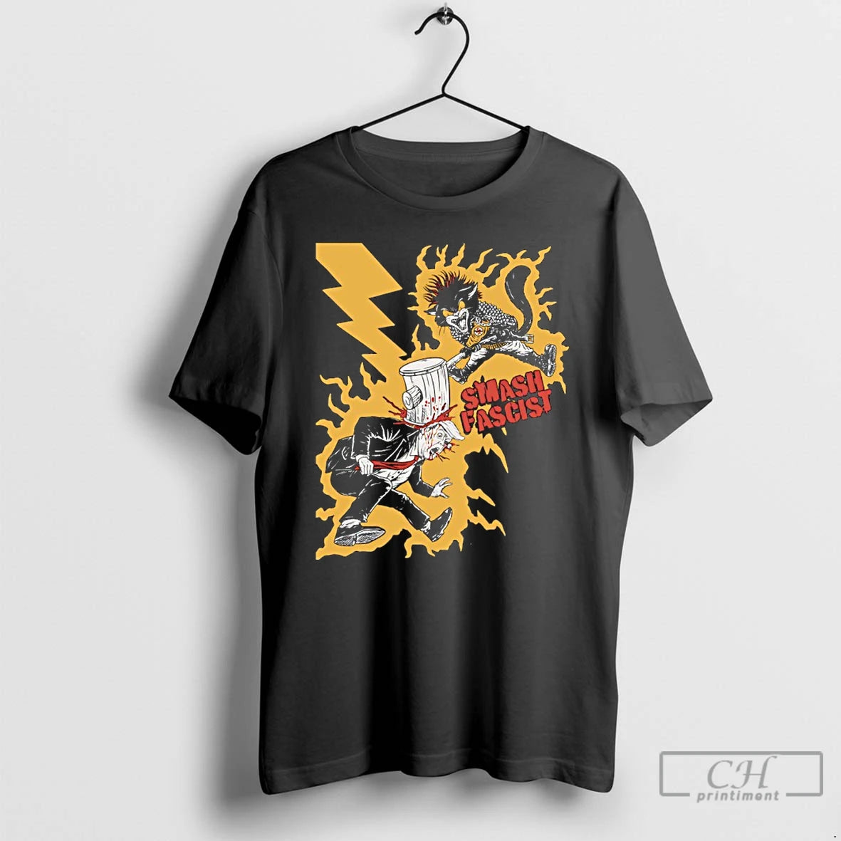 Premium Smash Fascist Anti Trump 2026 Art T-Shirts, Hoodie, Sweatshirt | CoreVibeTees.com