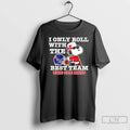 Premium Snoppy I Only Roll With The Best Team The Ole Miss T Shirts Sweater Hoodie, Sweatshirt | CoreVibeTees.com