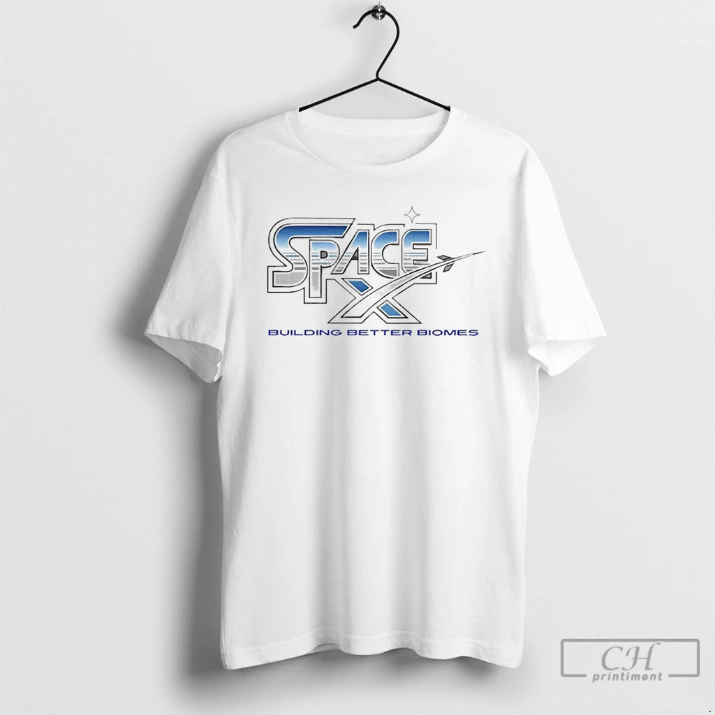 Premium Space X Building Better Biomes T-Shirts, Hoodie, Sweatshirt | CoreVibeTees.com