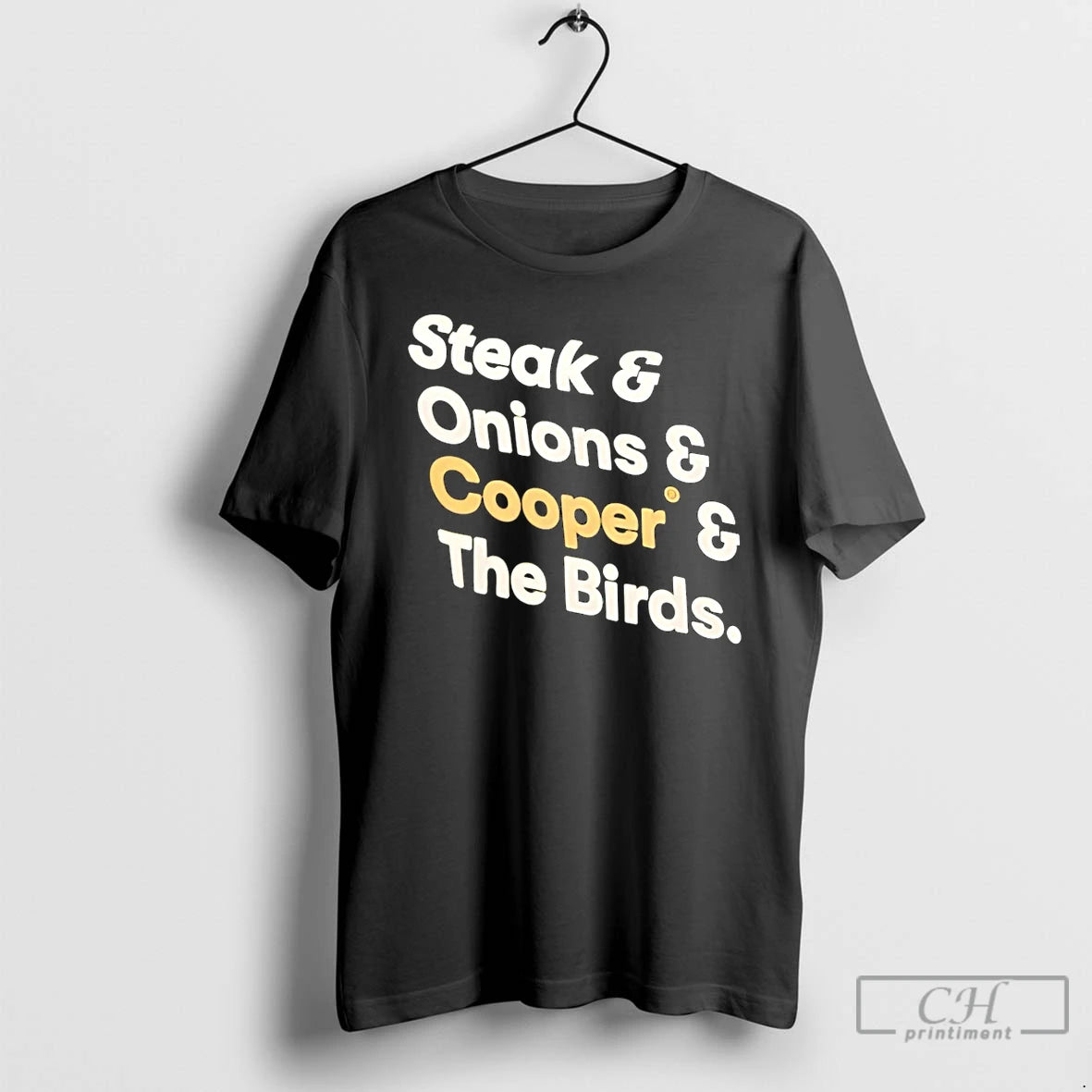 Premium Steak And Onions And Cooper And The Birds T-Shirts, Hoodie, Sweatshirt | CoreVibeTees.com