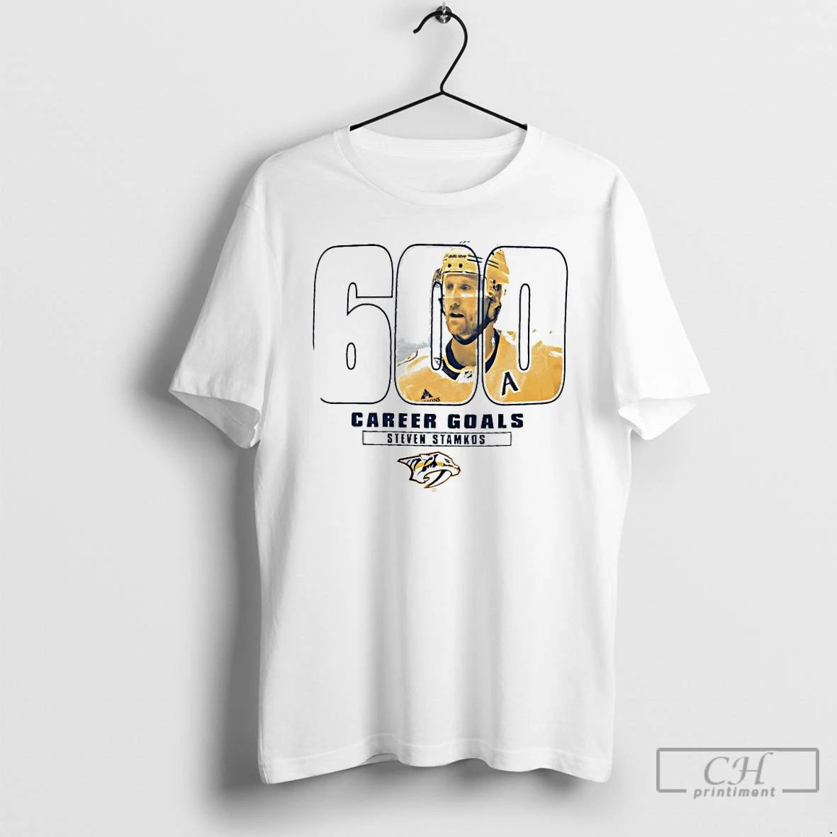 Premium Steven Stamkos 600th Career Goal Nashville Predators T-Shirts, Hoodie, Sweatshirt | CoreVibeTees.com