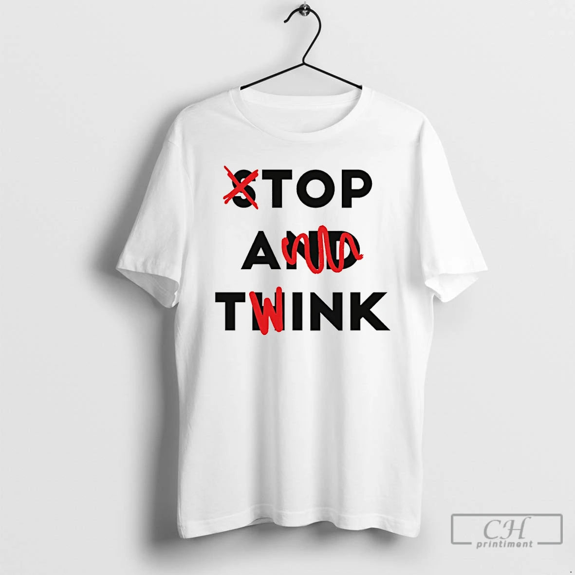 Premium Stop And Think Top A Tink Funny