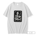Premium Tarot Card The Crocheter Skeleton Tee