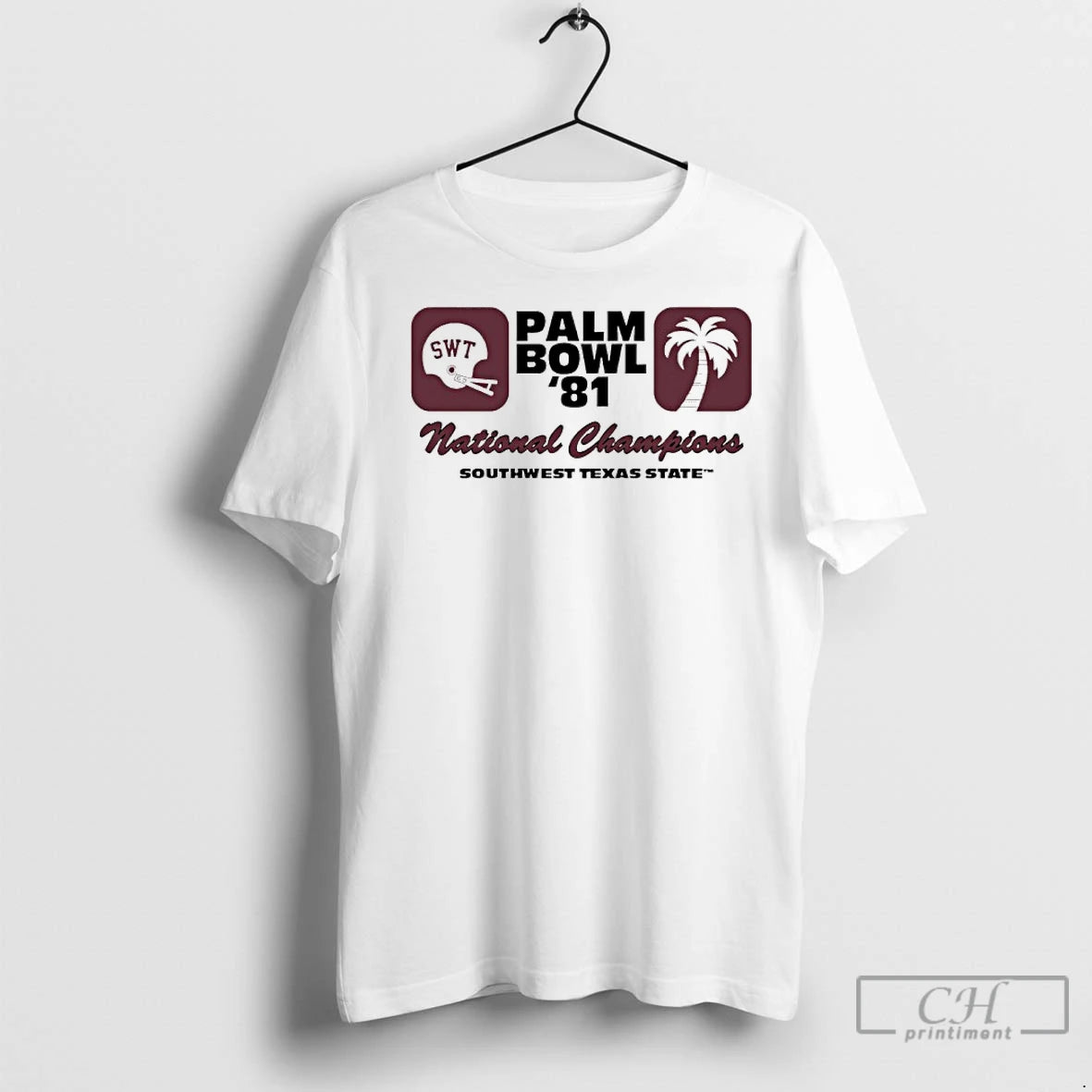 Premium Texas State Palm Bowl 1981 National Championship