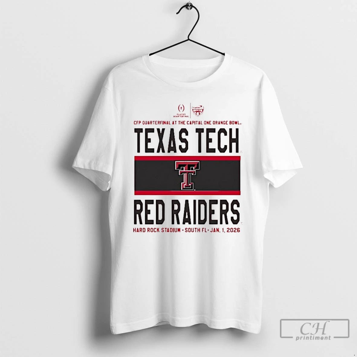 Premium Texas Tech Red Raiders Cfp Quarterfinal At The Capital One Orange Bowl 2026 T-Shirts, Hoodie, Sweatshirt