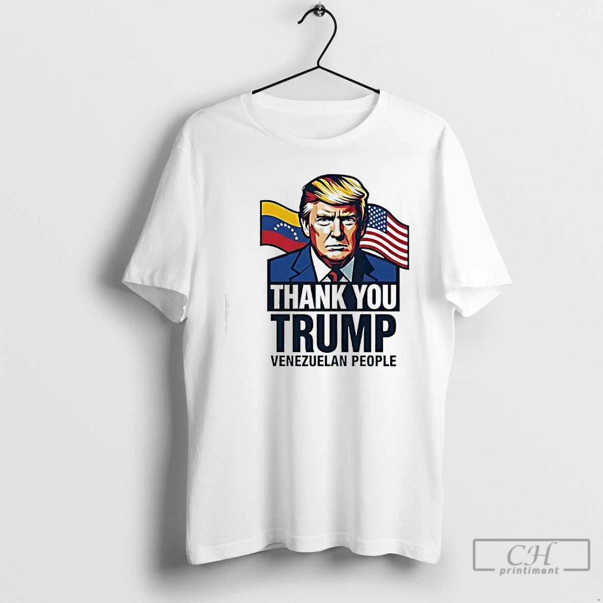 Premium Thank You Trump Venezuelan People Graphic T-Shirts, Hoodie, Sweatshirt | CoreVibeTees.com