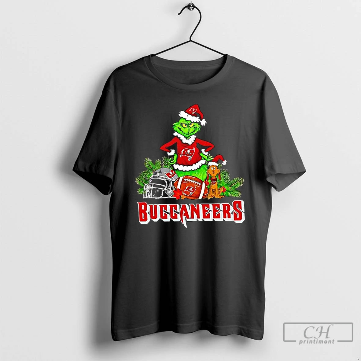 Premium The Grinch And Max Tampa Bay Buccaneers Christmas Helmet Items T-Shirts, Hoodie, Sweatshirt | CoreVibeTees.com