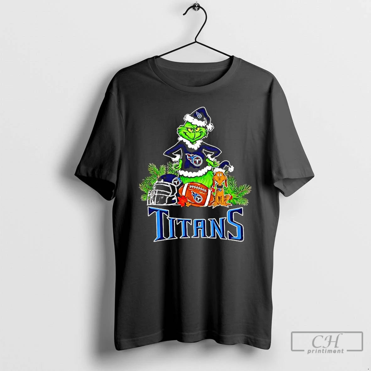 Premium The Grinch And Max Tennessee Titans Christmas Helmet Items T-Shirts, Hoodie, Sweatshirt | CoreVibeTees.com