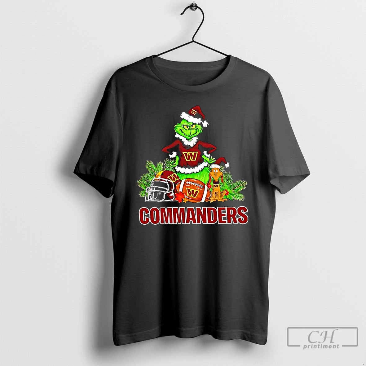 Premium The Grinch And Max Washington Commanders Christmas Helmet Items T-Shirts, Hoodie, Sweatshirt | CoreVibeTees.com