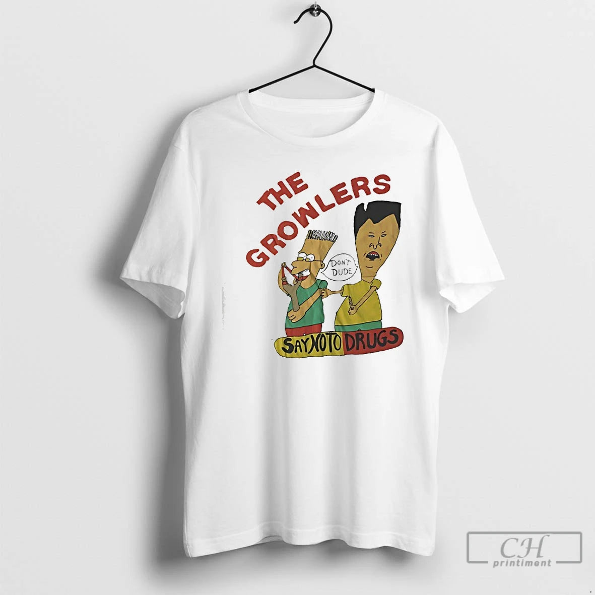 Premium The Growlers Say No To Drugs T-Shirts, Hoodie, Sweatshirt | CoreVibeTees.com