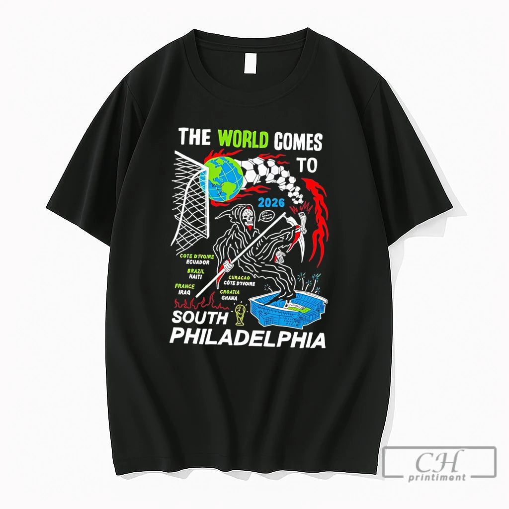 Premium The World Comes To South Philadelphia Tee
