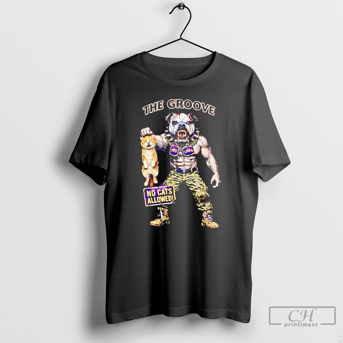 Premium The Groove No Cats Allowed T-Shirts, Hoodie, Sweatshirt | CoreVibeTees.com