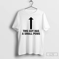 Premium This Guy Has A Small Penis T-Shirts, Hoodie, Sweatshirt | CoreVibeTees.com