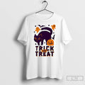 Premium Trick Or Treat Cat And Pumpkin Halloween T Shirts
