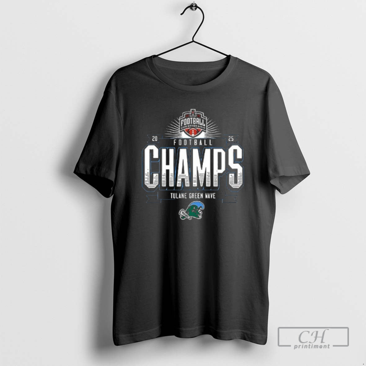 Premium Tulane Green Wave American Football Champions Logo Double Graphic Shirt Sweater Hoodie, Sweatshirt | CoreVibeTees.com