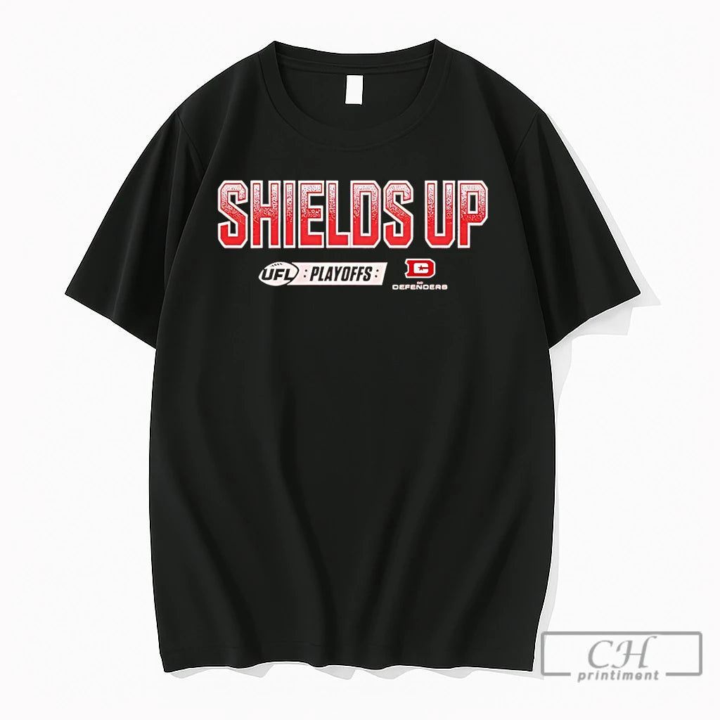 Premium Ufl Dc Defenders Football Fan Apparel Shields Up Playoffs