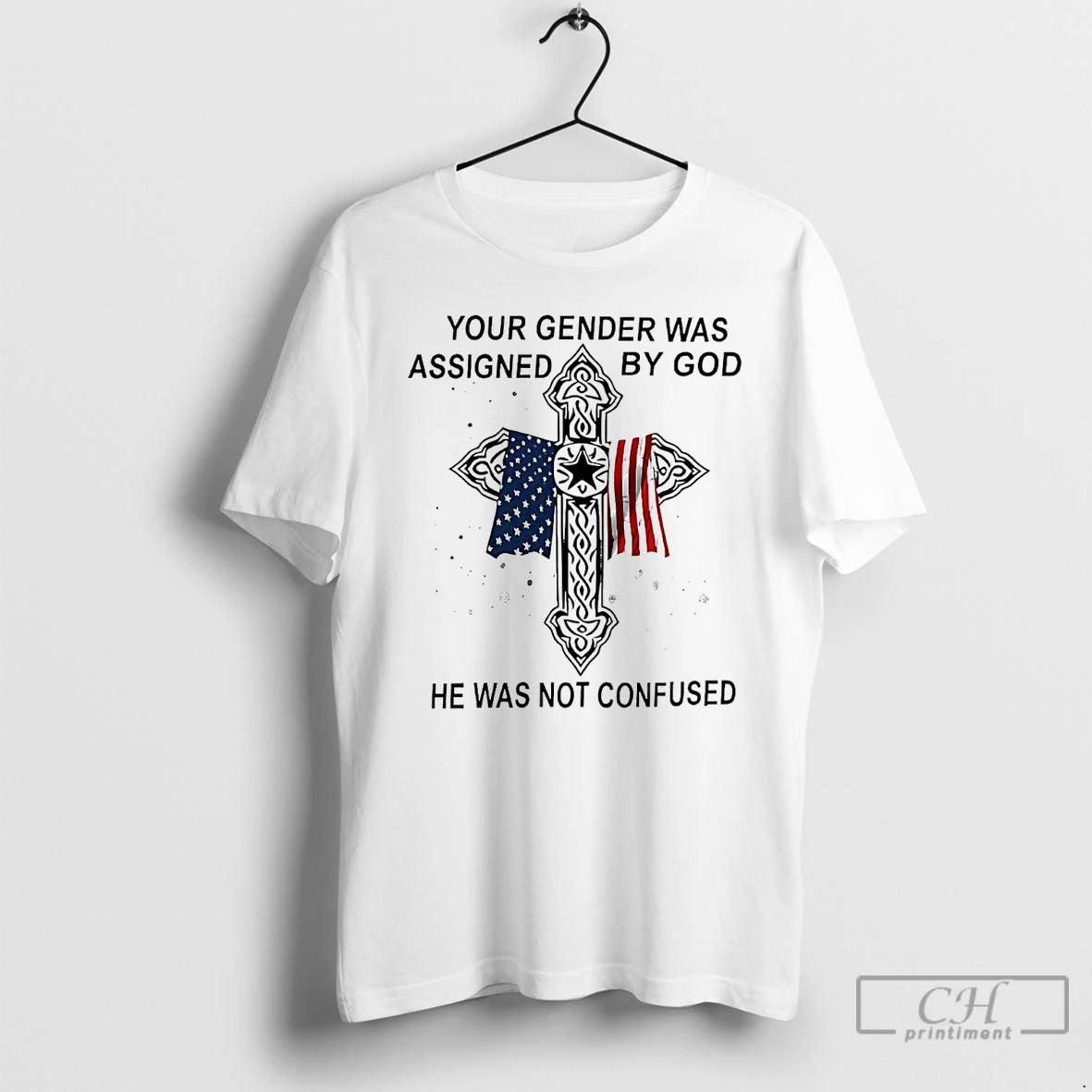 Premium Veteran Your Gender Was Assigned By God He Was Not Confused T Shirts