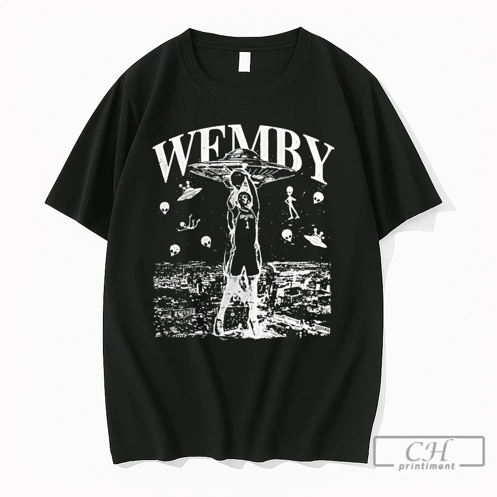 Premium Victor Wembanyama Wemby Ufo San Antonio Spurs Basketball Nba Vintage