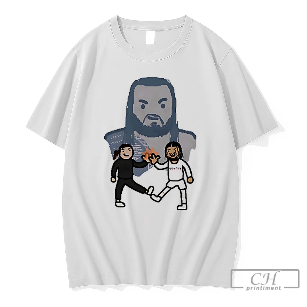 Premium Wwe Wrestlers Bray Wyatt Roman Reigns Seth Rollins New York Meme T Shirts Sweater