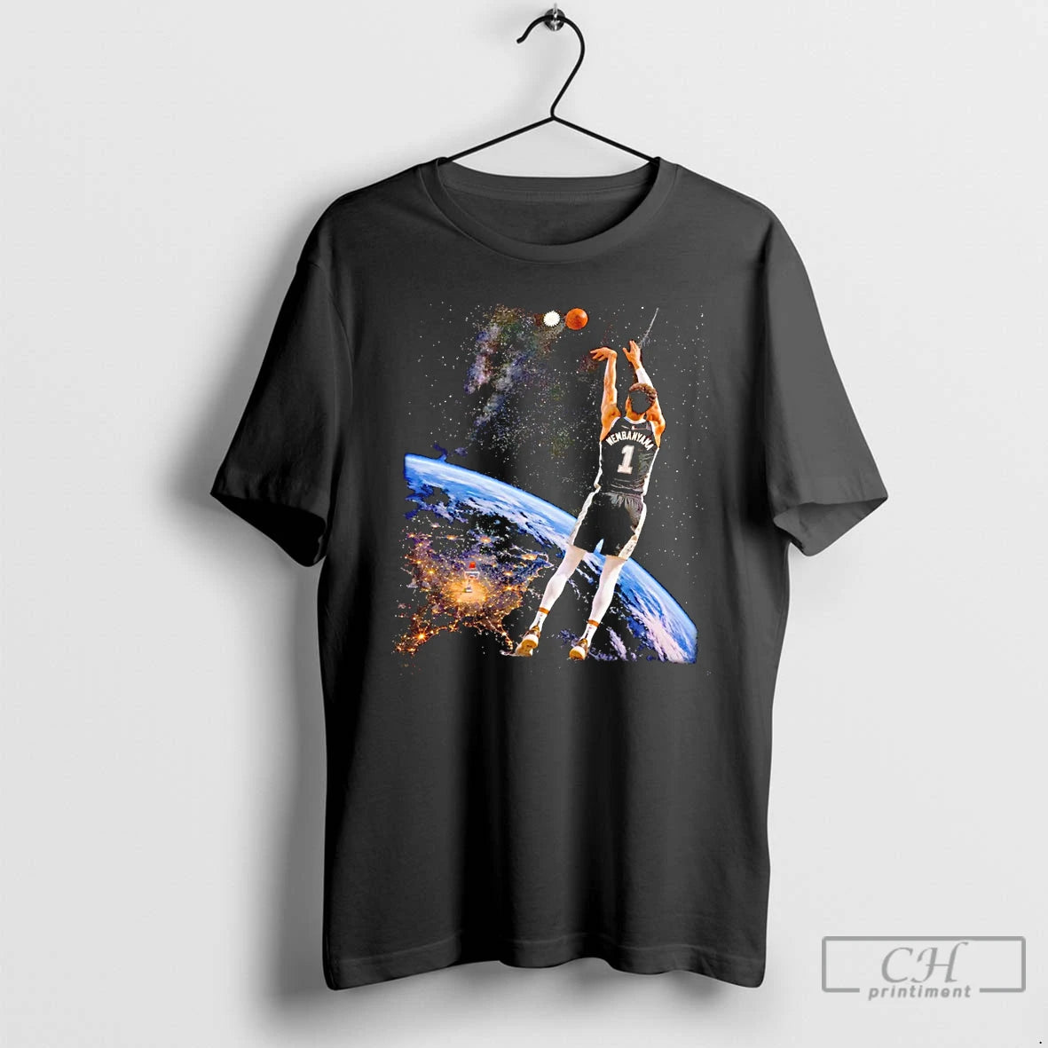 Premium Wemby Alien Victor Wembanyama 3 Points San Antonio Spurs Basketball Game Day T Shirts