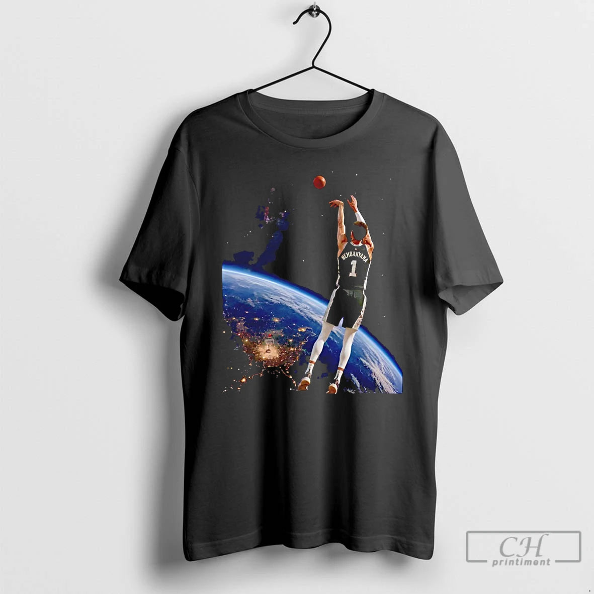 Premium Wemby Alien Victor Wembanyama 3 Points San Antonio Spurs Basketball Nba 2026 T Shirts