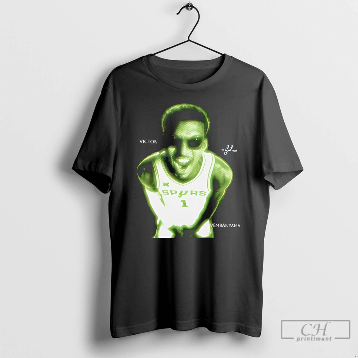 Premium Wemby Alien Victor Wembanyama San Antonio Spurs Basketball Meme Vintage