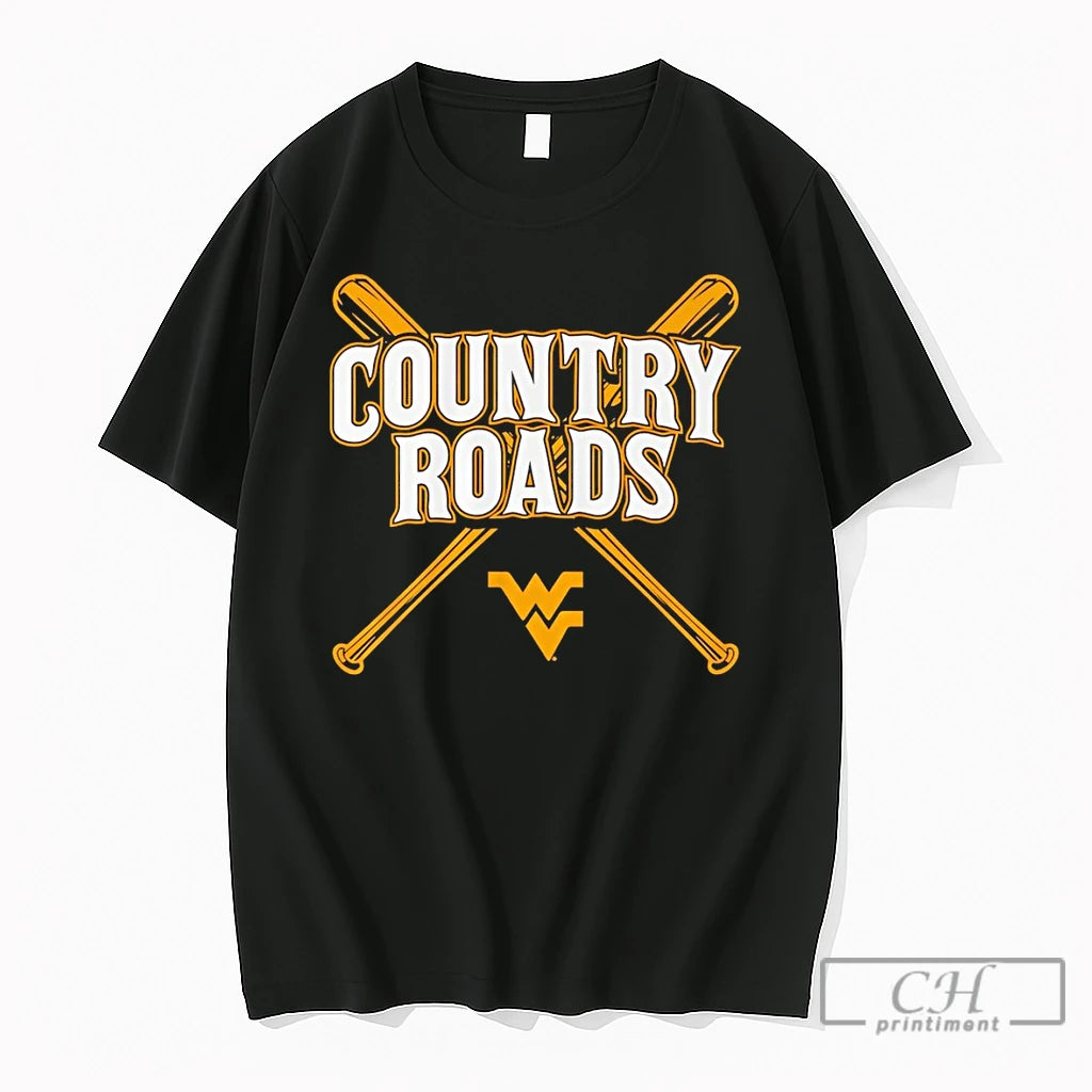 Premium West Virginia Mountaineers Baseball Country Roads Mlb 2026