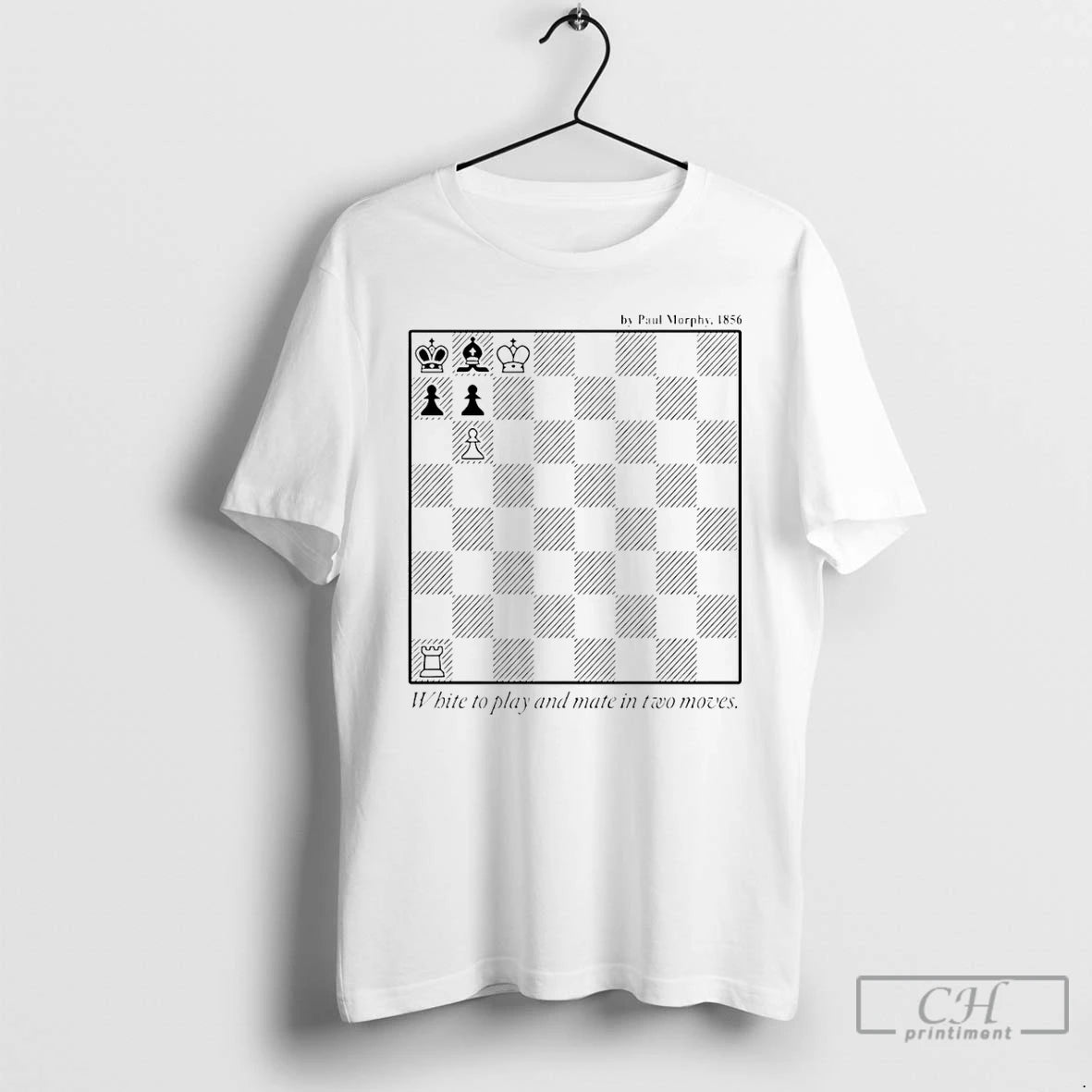 Premium White To Play And Mate In Two Move Chess T-Shirts, Hoodie, Sweatshirt | CoreVibeTees.com
