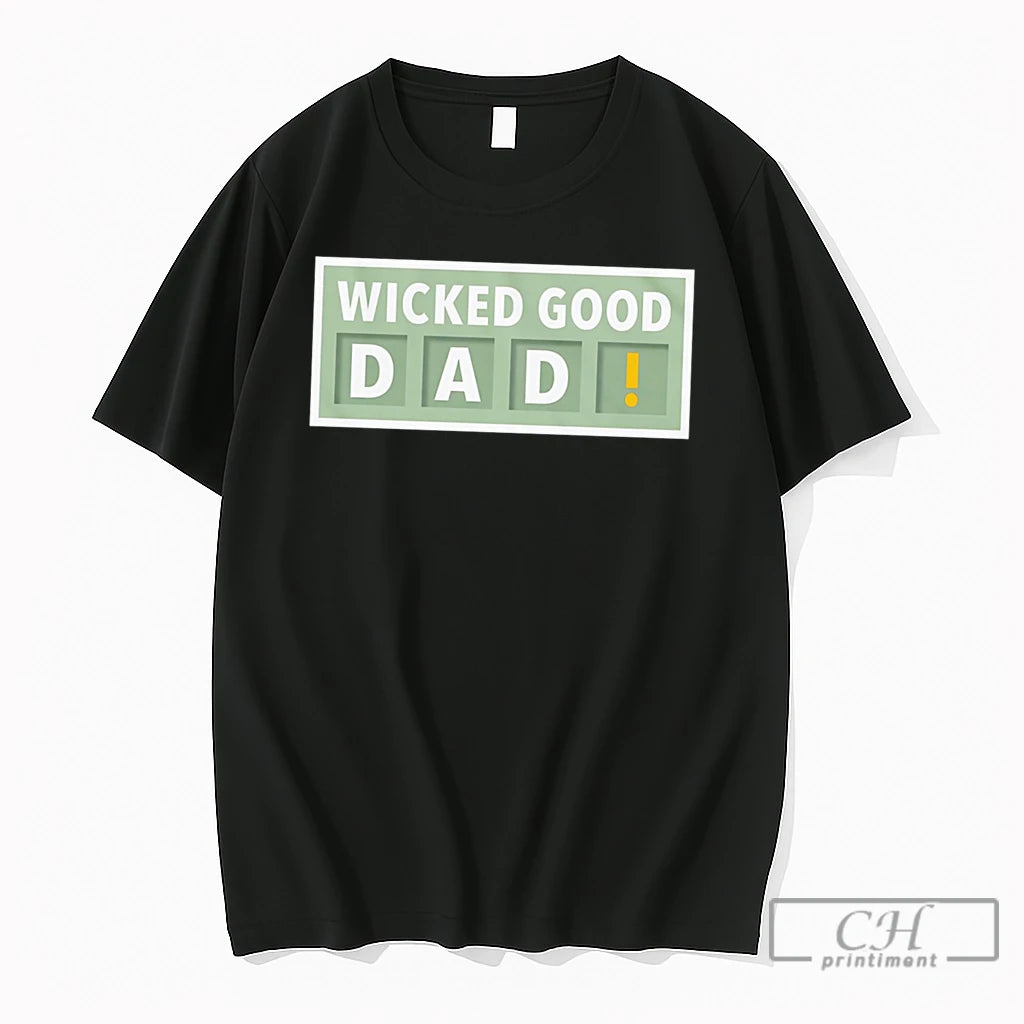 Premium Wicked Good Dad Scoreboard Tee