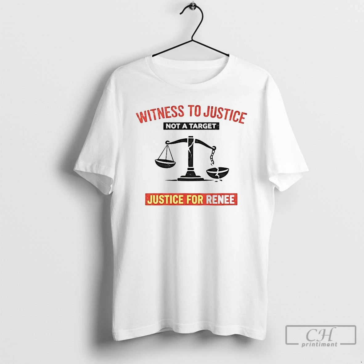 Premium Witness To Justice Not A Target Justice For Renee T-Shirts, Hoodie, Sweatshirt | CoreVibeTees.com