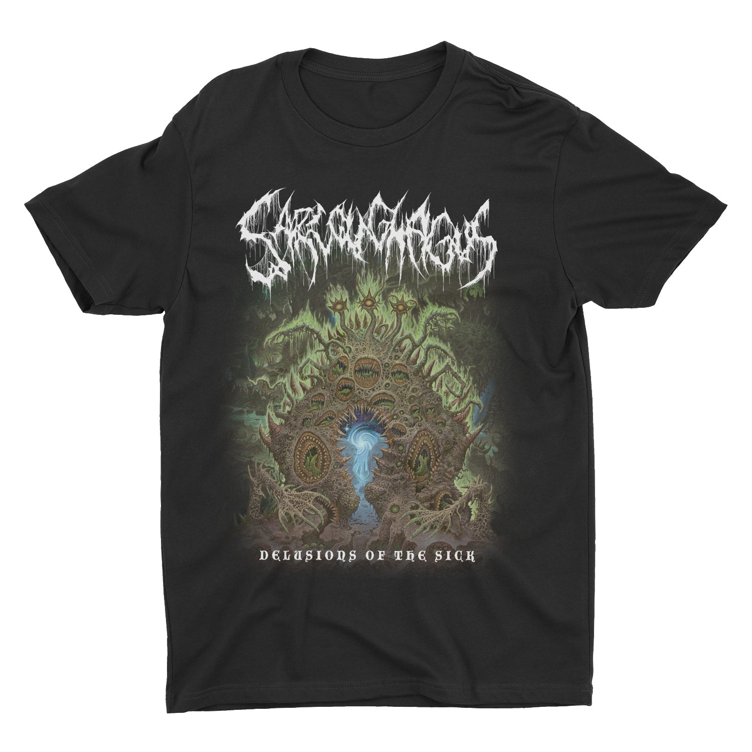 Sarcoughagus - Delusions Of The Sick t-shirt Hoodie, Sweatshirt | CoreVibeTees.com (Image 2)