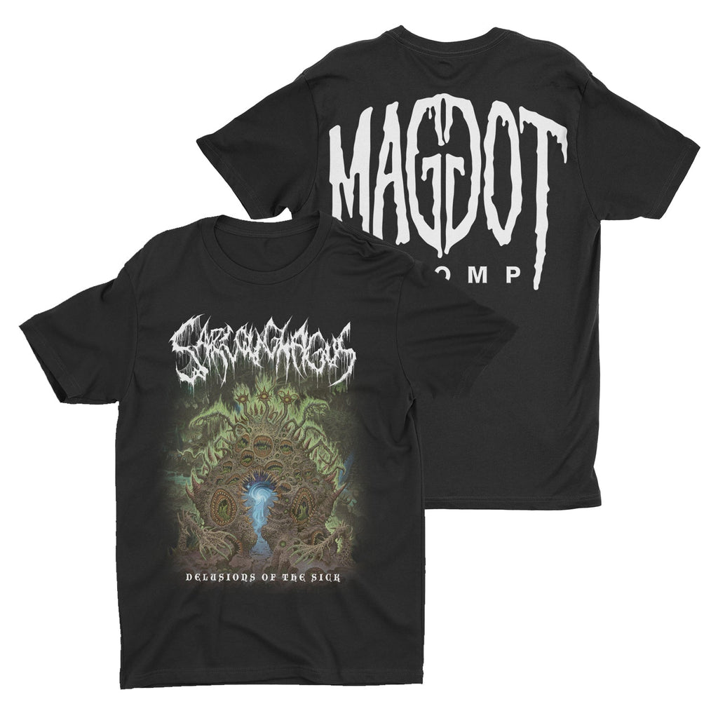 Sarcoughagus - Delusions Of The Sick t-shirt Hoodie, Sweatshirt | CoreVibeTees.com (Image 1)