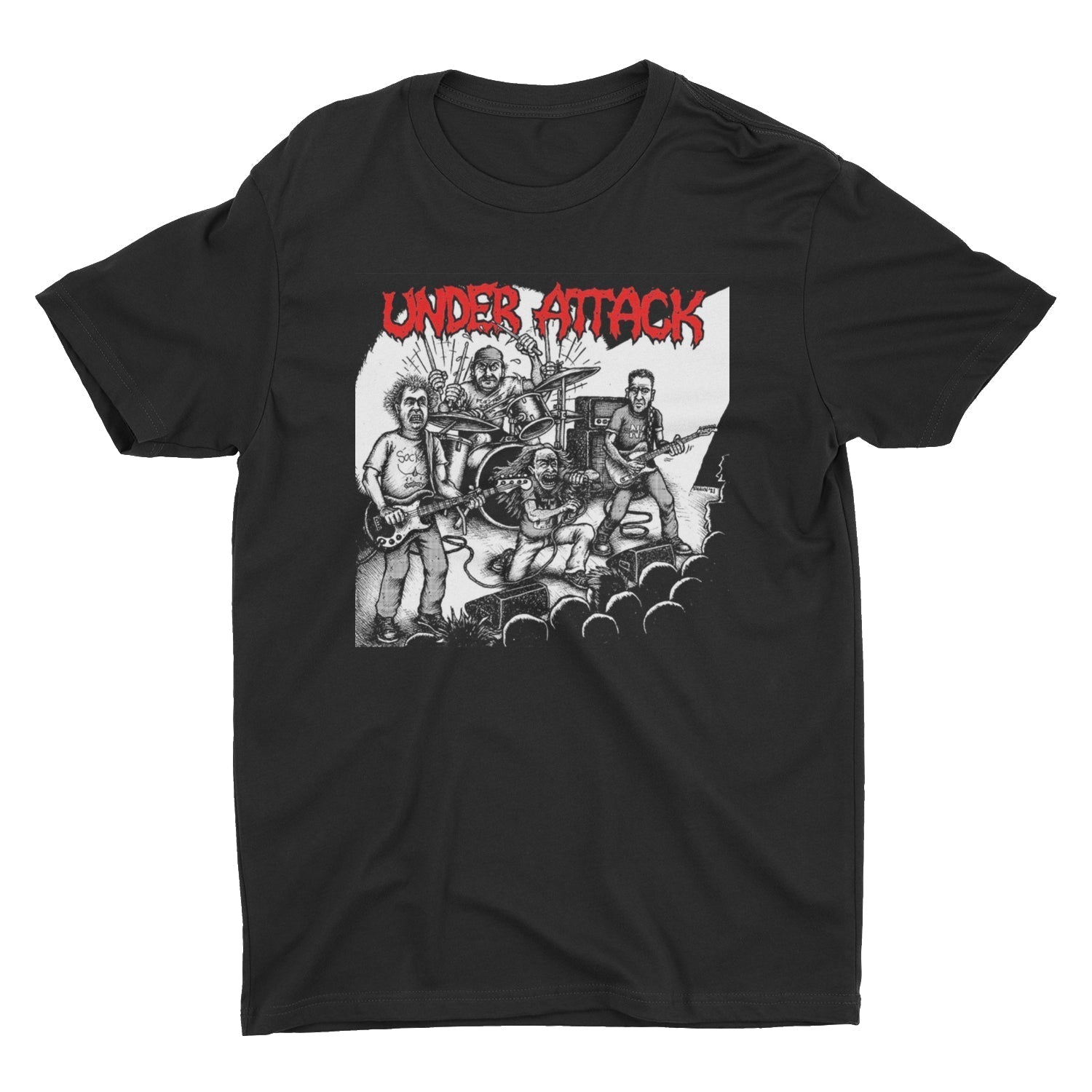 Under Attack - Live Cartoon t-shirt Hoodie, Sweatshirt | CoreVibeTees.com