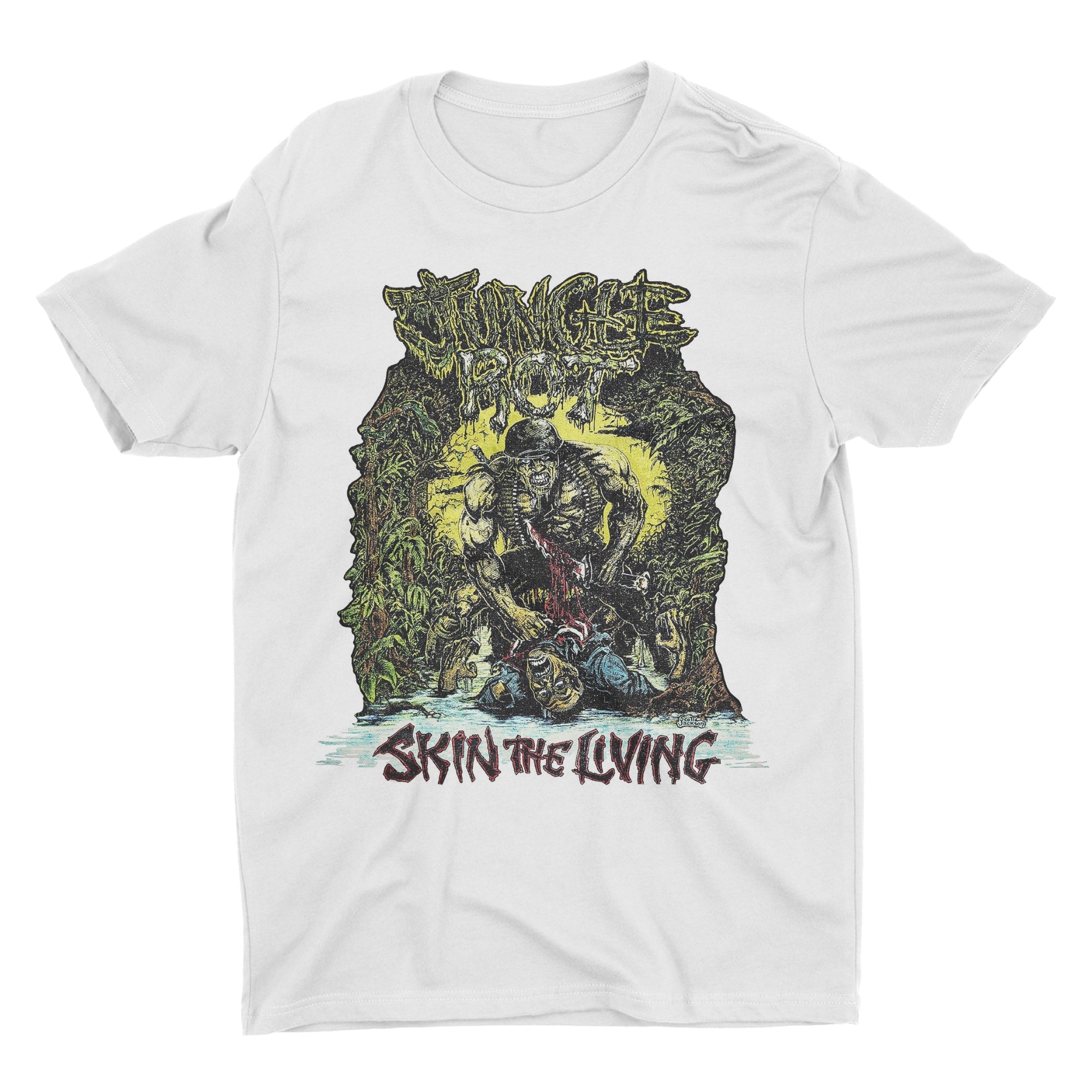 Jungle Rot - Skin The Living t-shirt Hoodie, Sweatshirt | CoreVibeTees.com