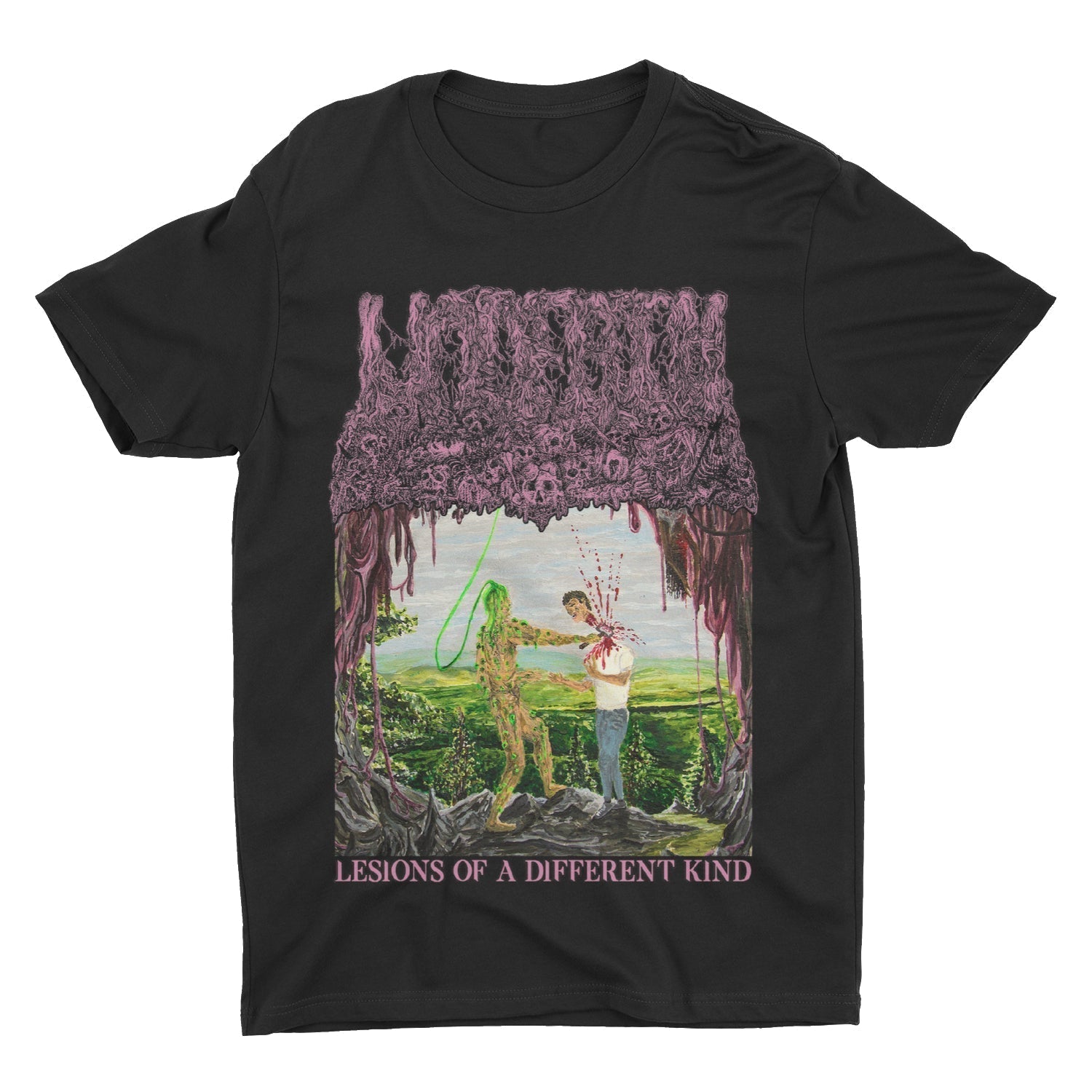 Undeath - Lesions Of A Different Kind t-shirt Hoodie, Sweatshirt | CoreVibeTees.com (Image 2)
