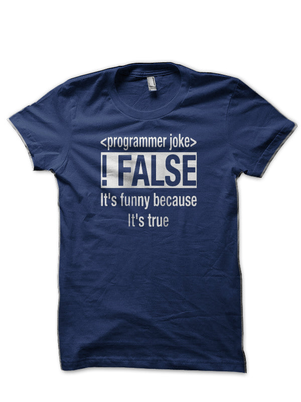 Programmer Joke Navy Blue T-Shirt Hoodie, Sweatshirt | CoreVibeTees.com