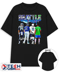 Proud to be a part of Seattle skyline upside down signature shirt