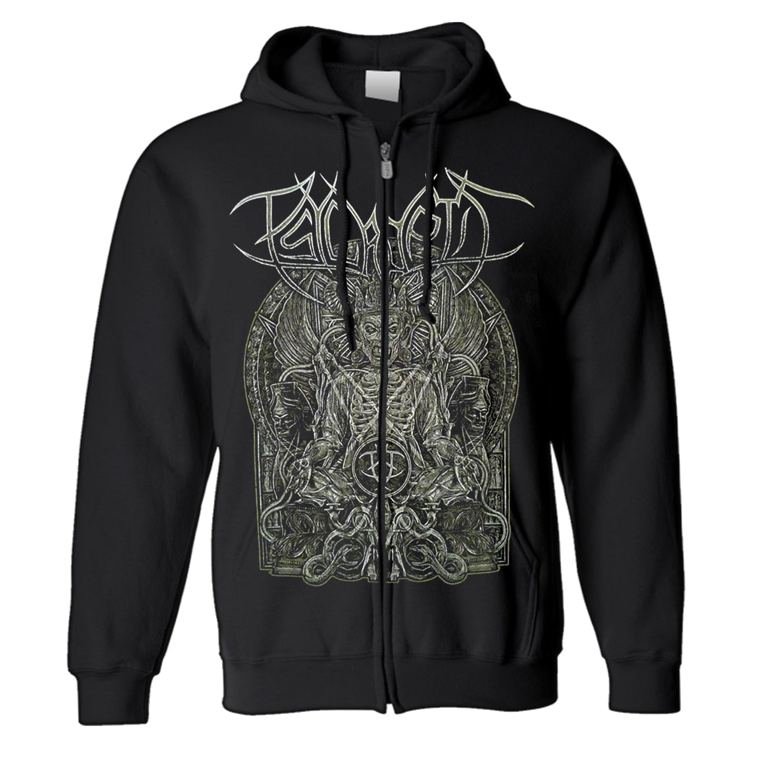 Monk Zip Up Hoodie (Black) T-Shirts, Sweatshirt | CoreVibeTees.com