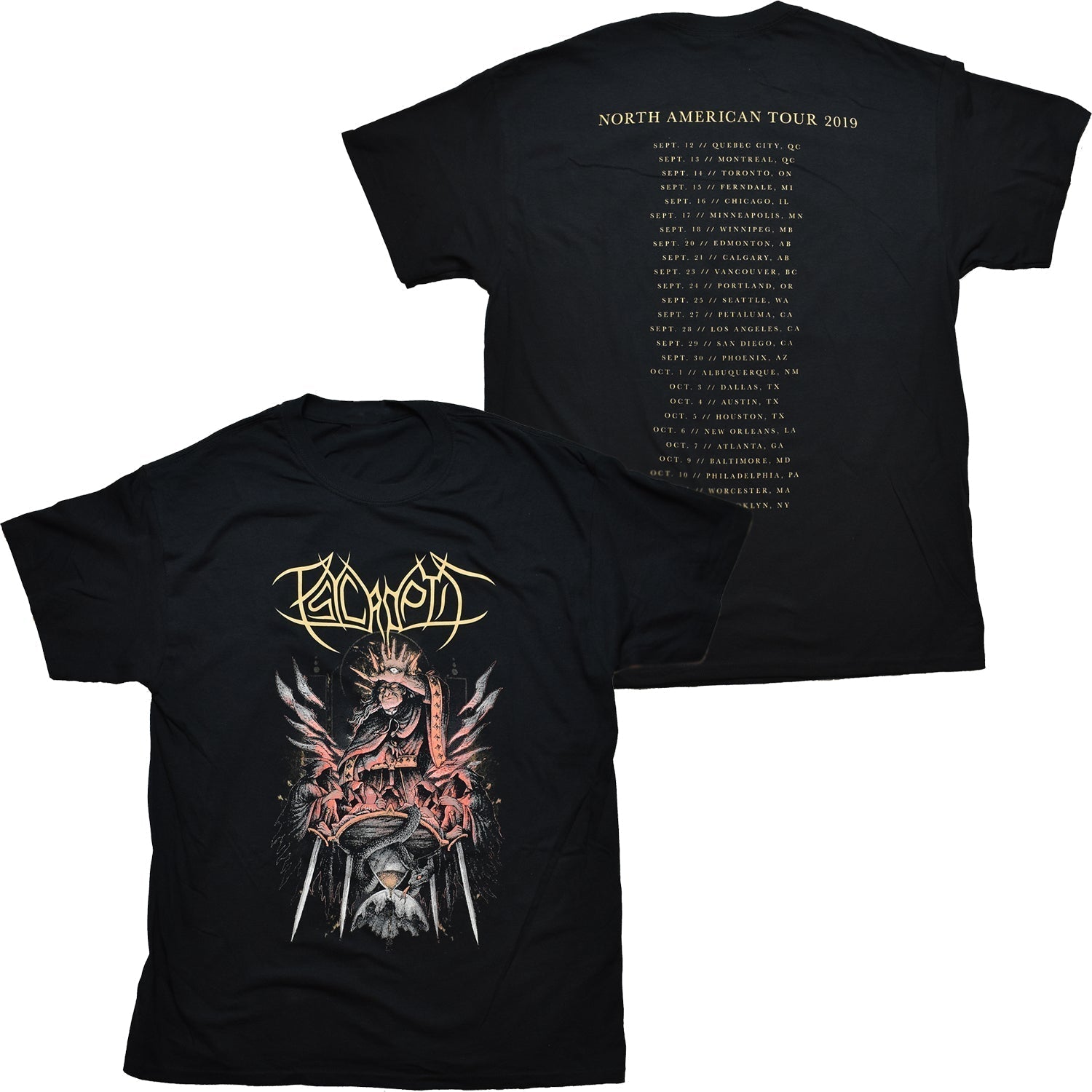 Psycroptic - Monk 2019 Tour t-shirt Hoodie, Sweatshirt | CoreVibeTees.com (Image 1)